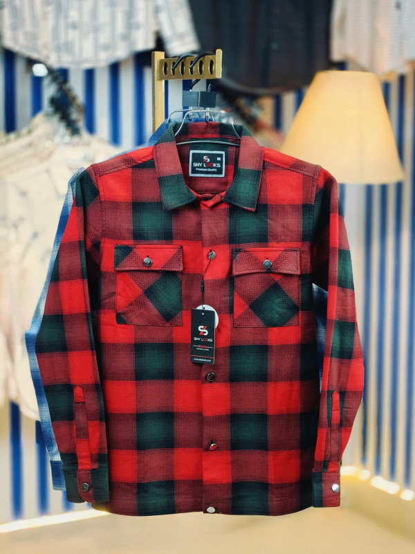 Premium Double Pocket Check Shirt