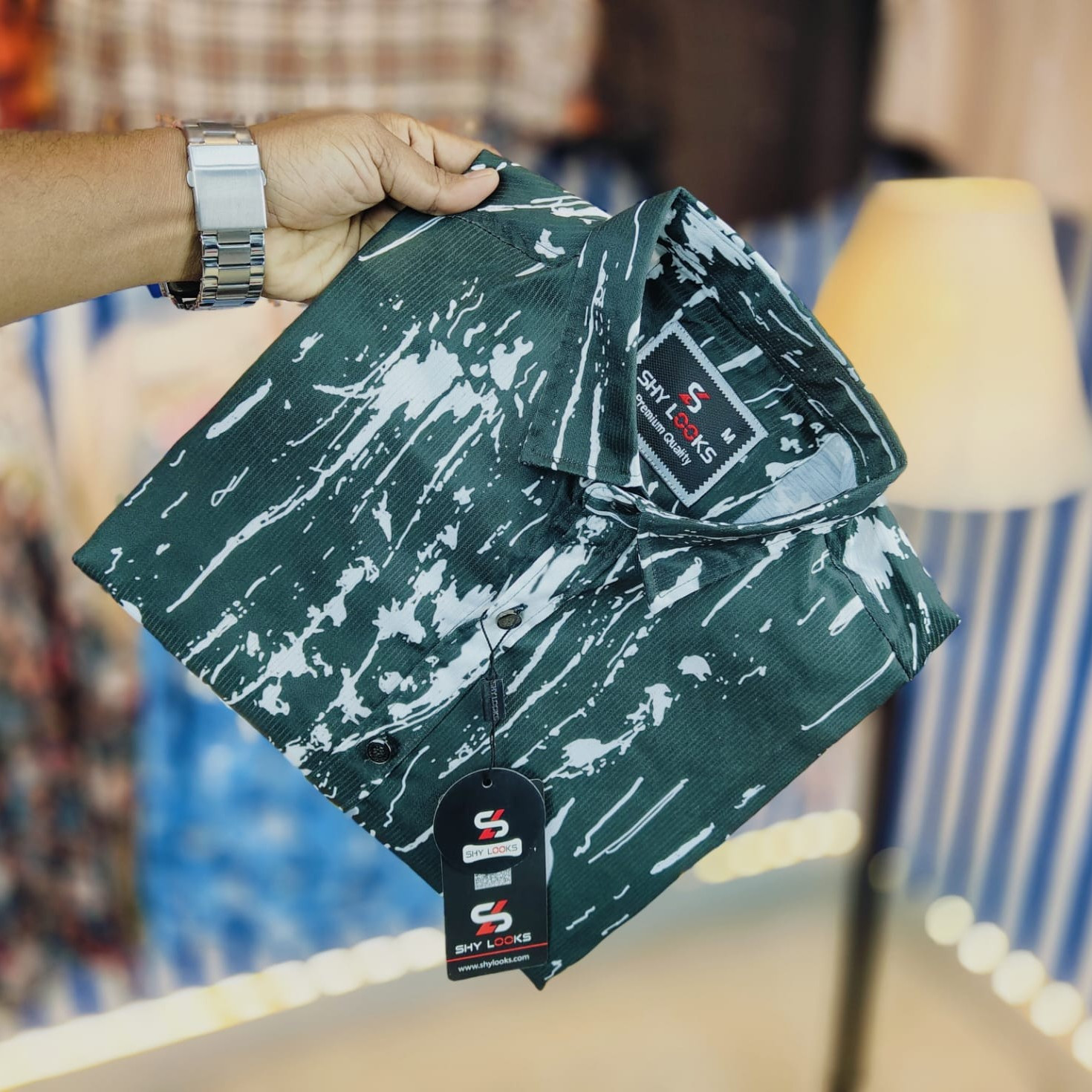 China Spandex Stretched Full Shirt