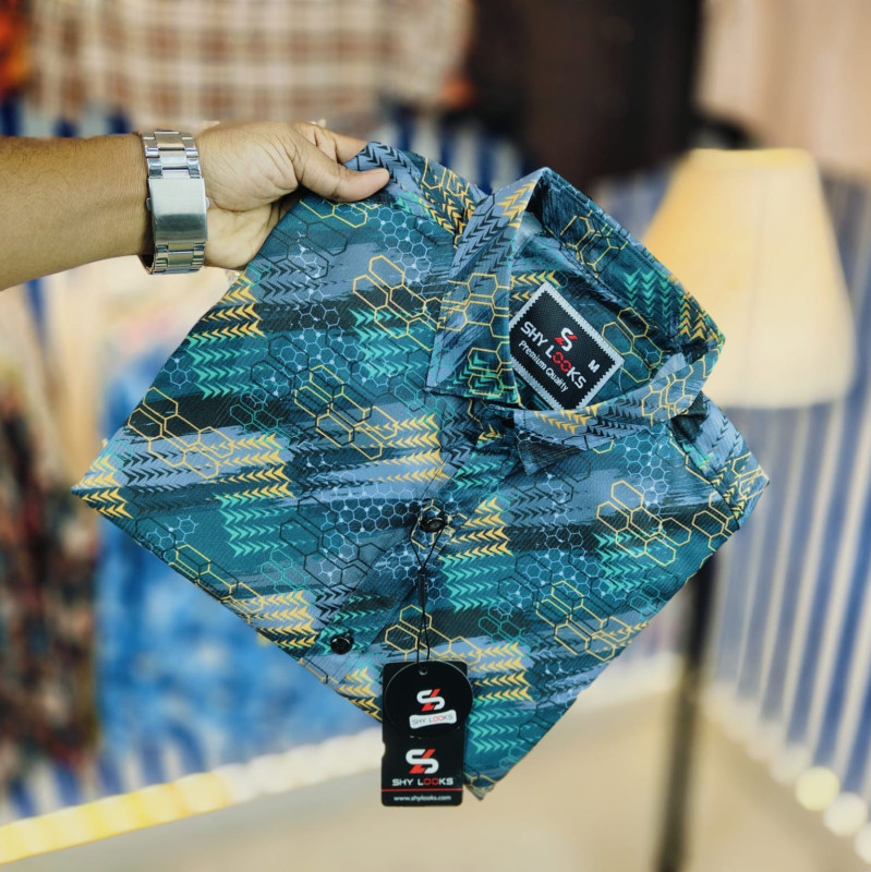 China Spandex Stretched Full Shirt